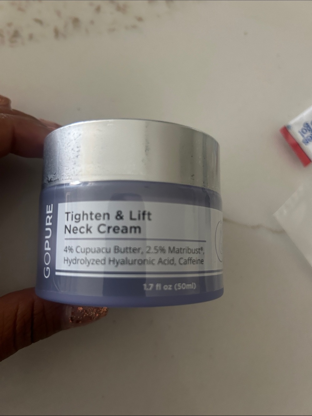 goPure Tighten & Lift Neck & Chest Moisturizer Cream for Visibly Firming 1.7